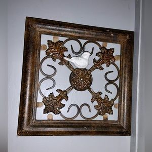 Two iron hanging frames